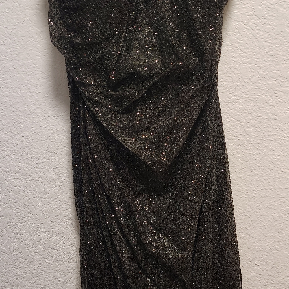 Sparkling Black Mini Dress
